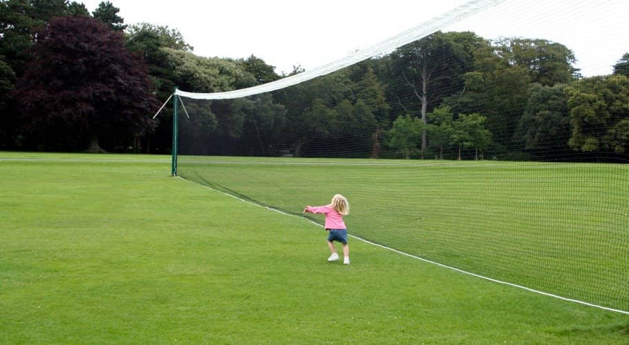 Giant Tennis Net art installation
