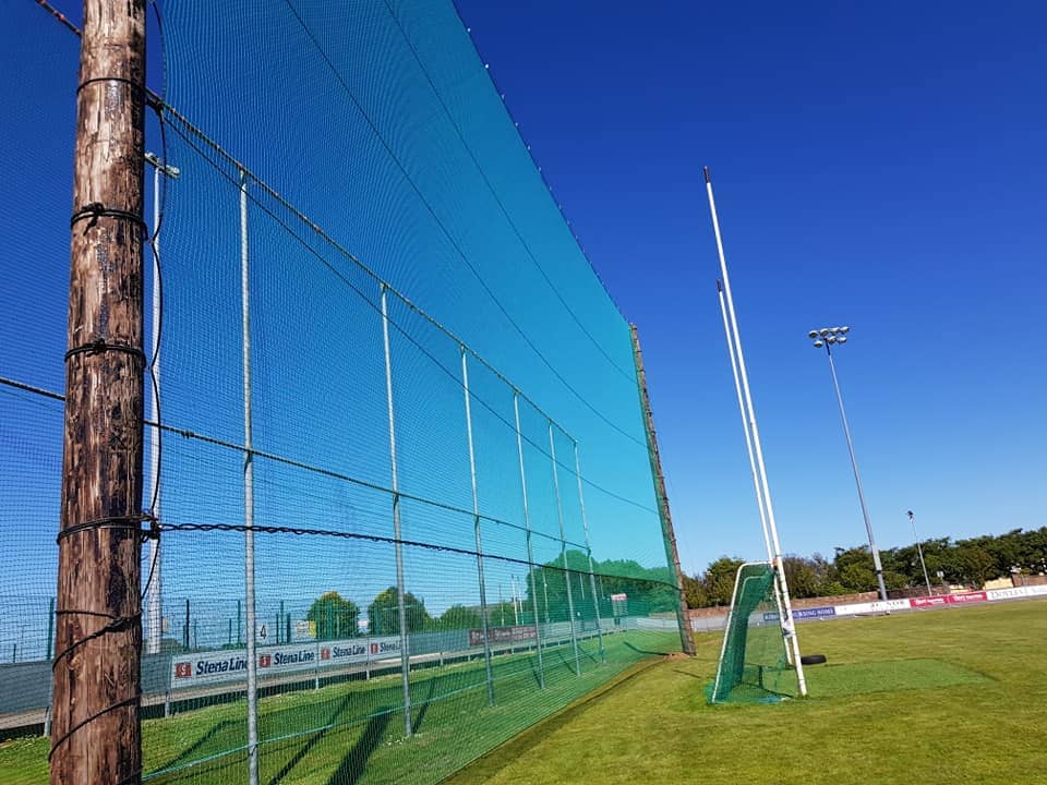 Ball Stop Net in GAA pitch