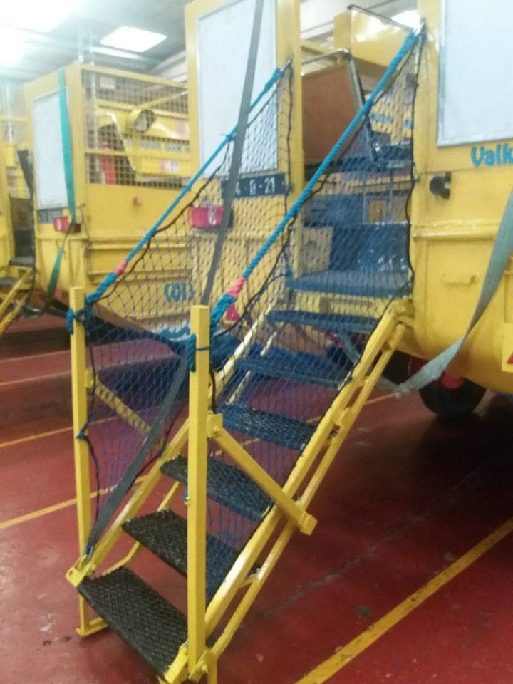 Safety Nets for boat handrails